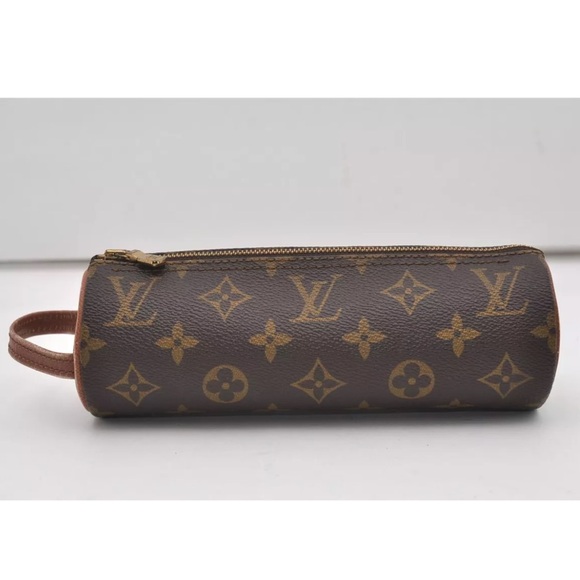 Louis Vuitton Monogram Trousse Ronde Pen Case Pouch ! 👜🤎 - Picture 2 of 15